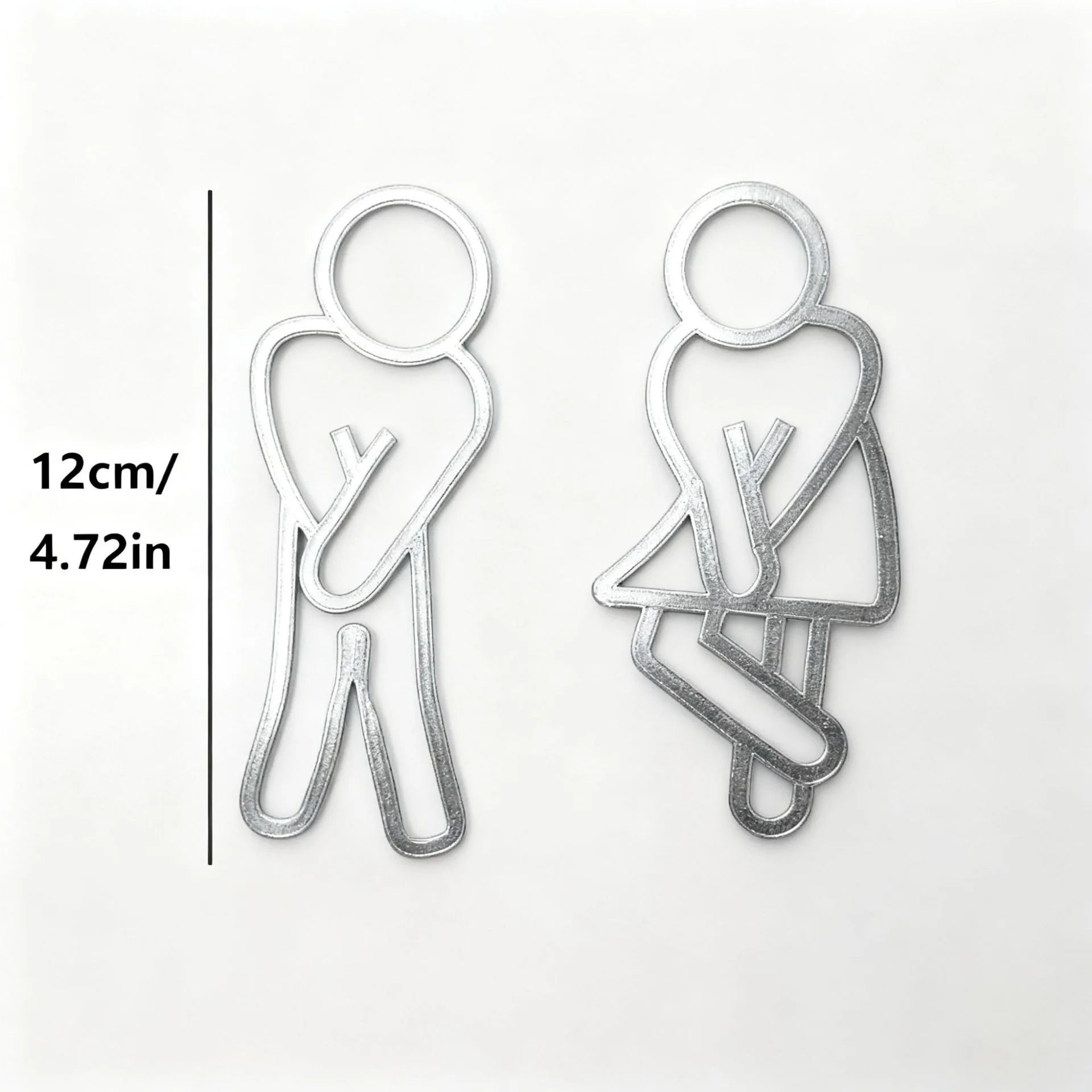 Creative Bathroom Sign Set
