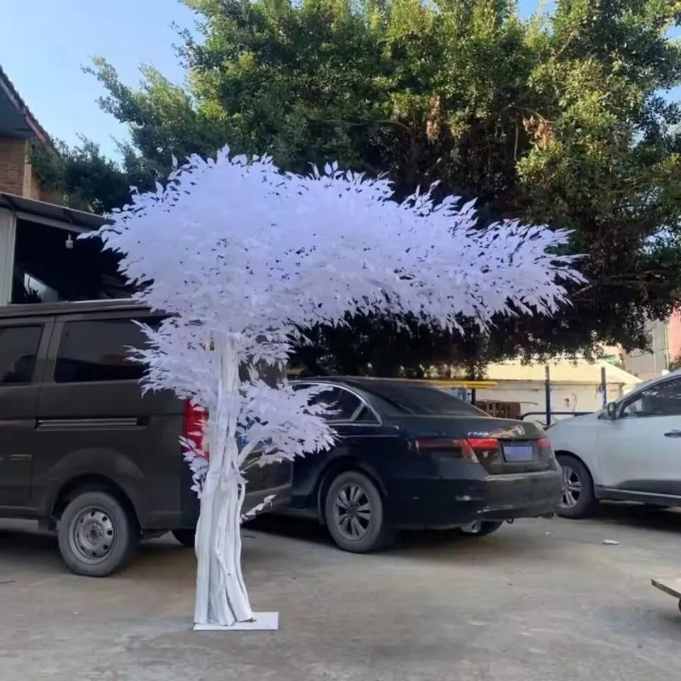 Artificial Flowering Tree Cherry Blossom Wedding Indoor Decor Plant