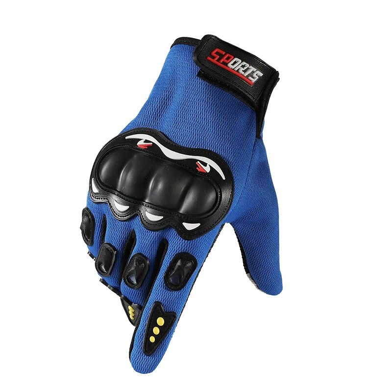 Touch Screen Full-finger Motorcycle Gloves, Men Outdoor Sports, Cycling Protection, Anti-fall Motorcycle Gloves