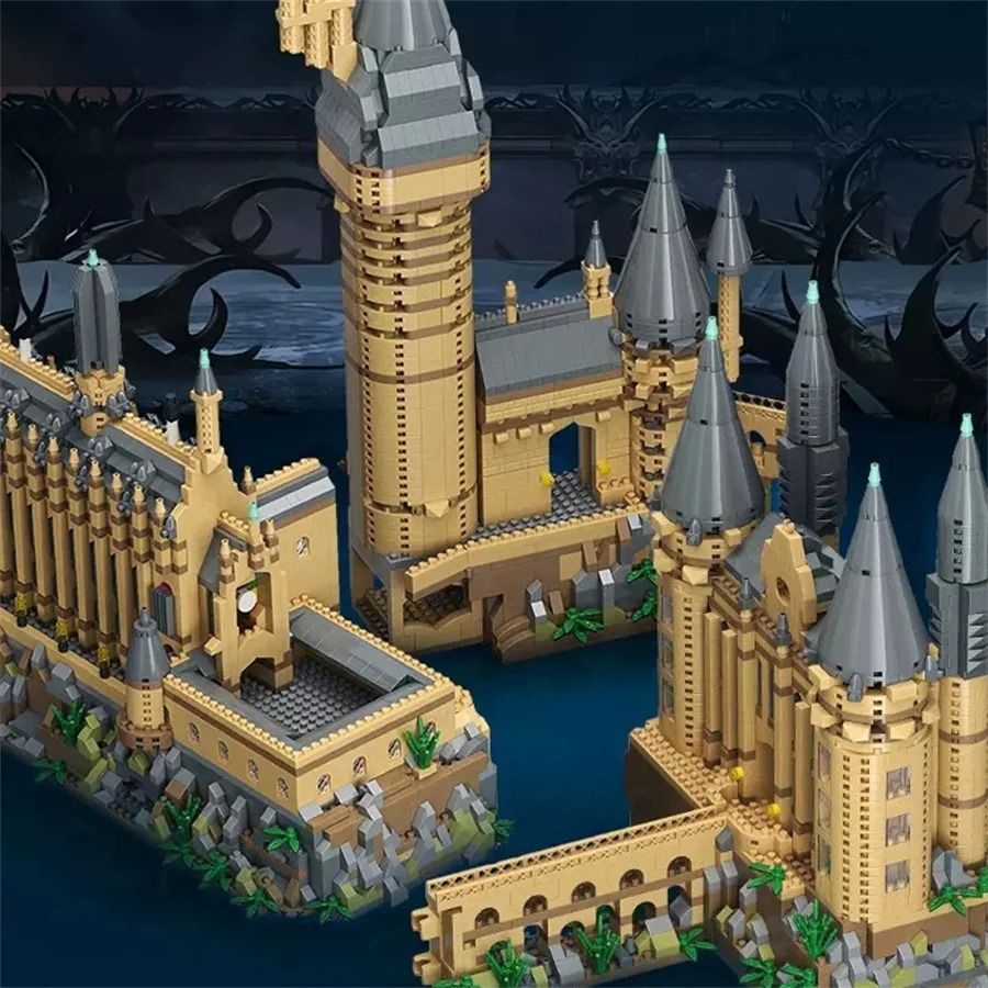 Medieval Magic Castle Micro Bricks – School Architecture Palace Model – High-Yield Creative Interaction Hub