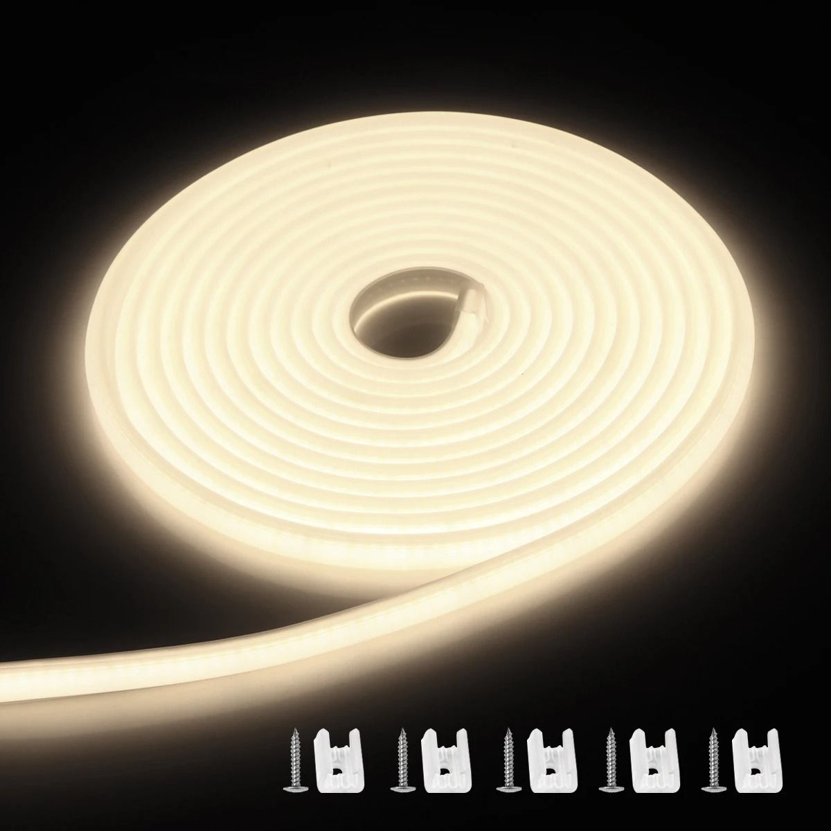 Waterproof Under Cabinet LED Light Kitchen COB Strip Lamp with Button Switch