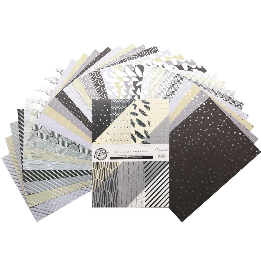 Shimmer & Shine Premium Foil Scrapbooking Paper Pack