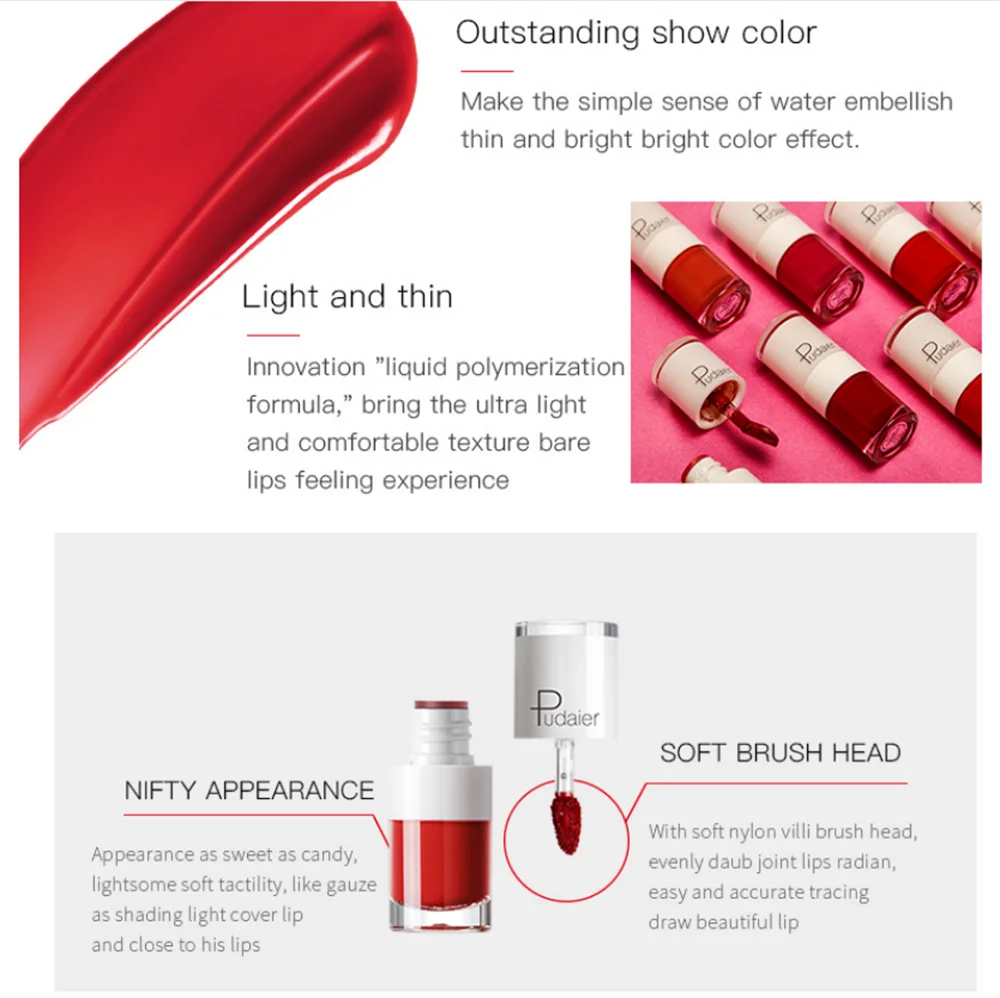 Women's Lipstick, Lasting Waterproof Liquid, Pencil Matte Liquid Lipsticks, Non Stick Cup Lip Gloss, Smudge Proof Shades