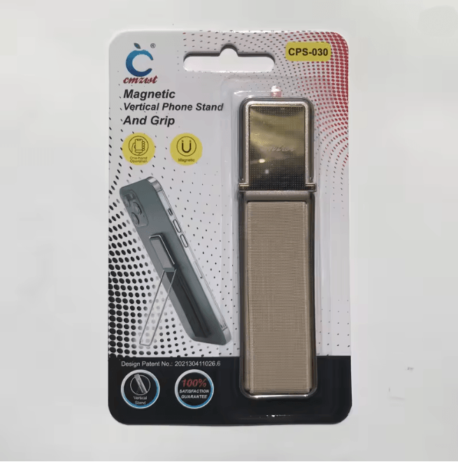 Elastic Phone Grip Strap with Kickstand Adhesive Finger Holder