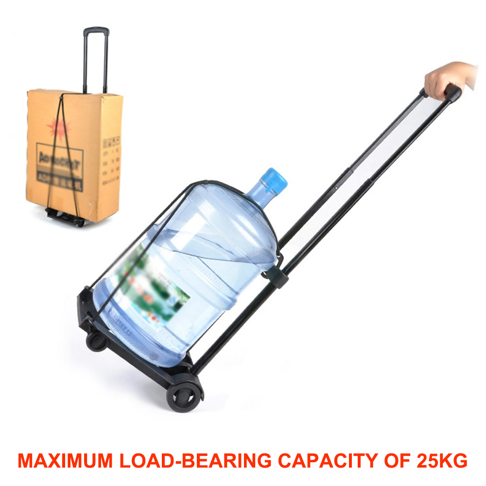 Portable Folding Luggage Cart with Wheels Compact Collapsible Hand Truck