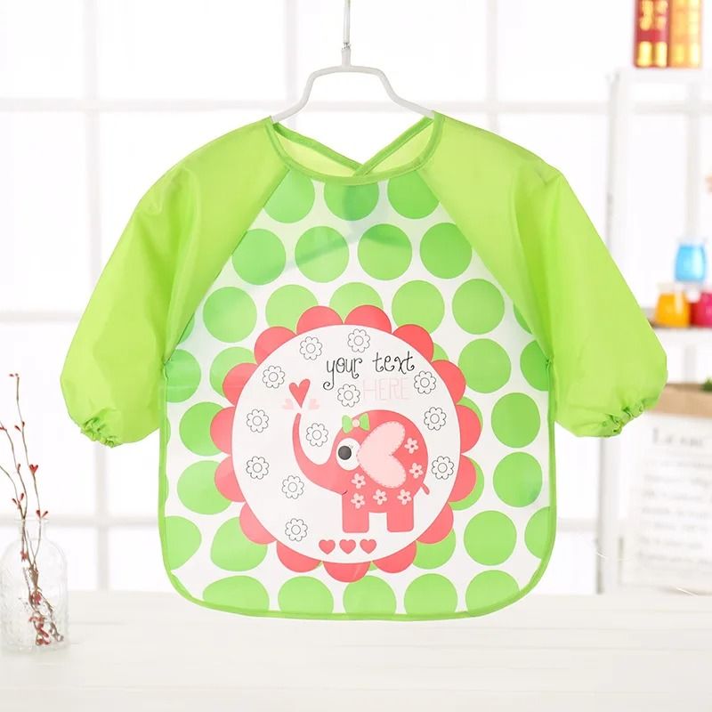 Waterproof Long Sleeve Baby Feeding Smock