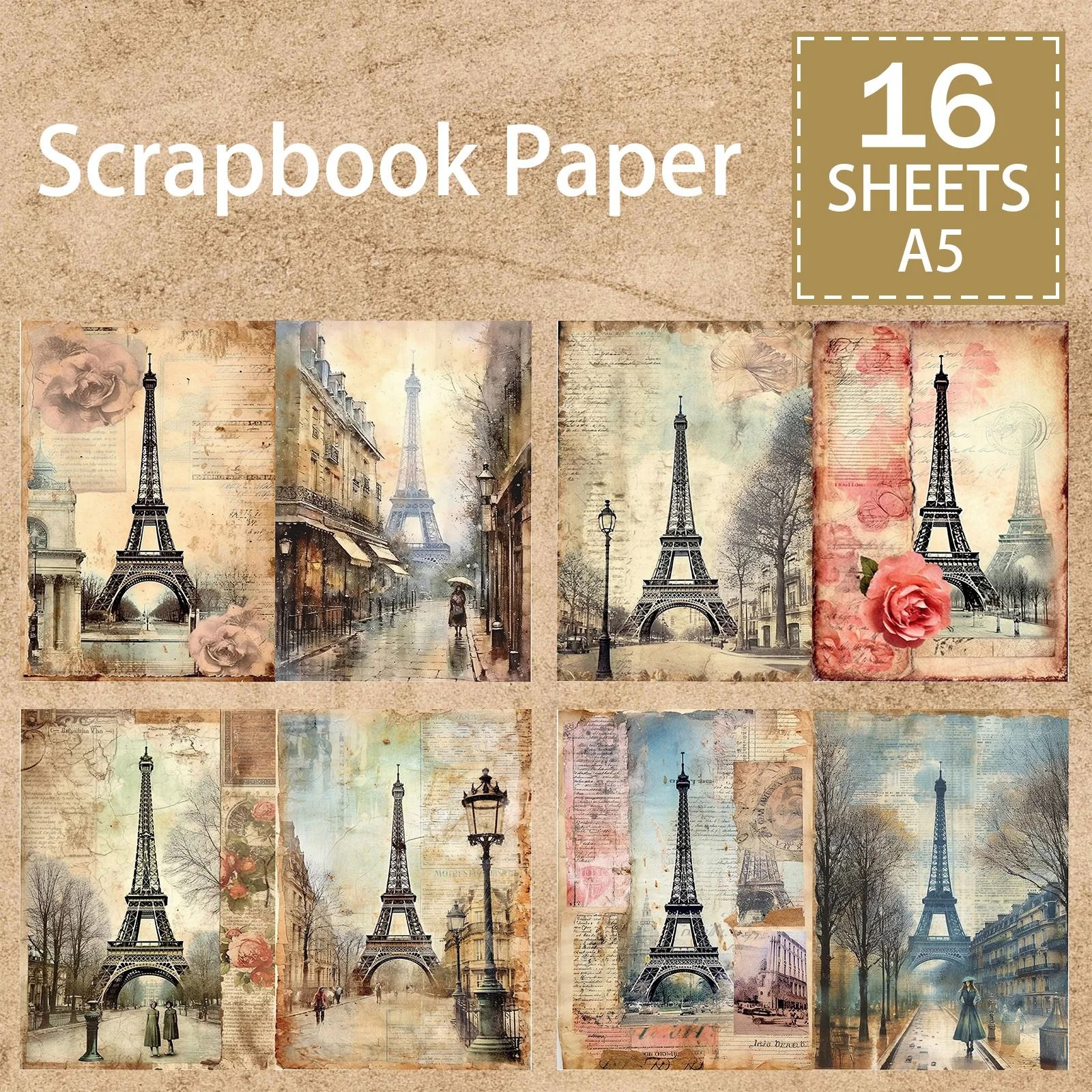 Retro Architecture & Botanical Vintage Journaling Sheets
