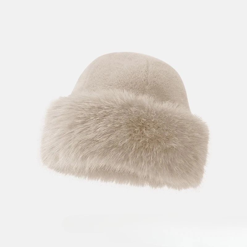 Plush Thermal Winter Fisherman Hat with Ear Protection