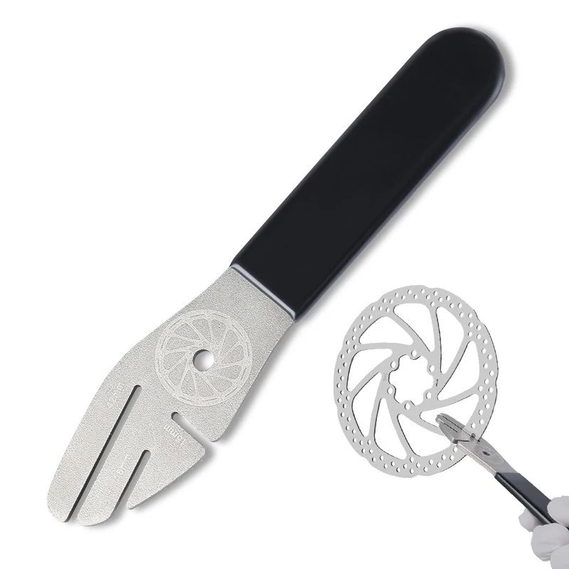 Stainless Steel Bicycle Brake Disc Truing Tool for Rotor Adjustment