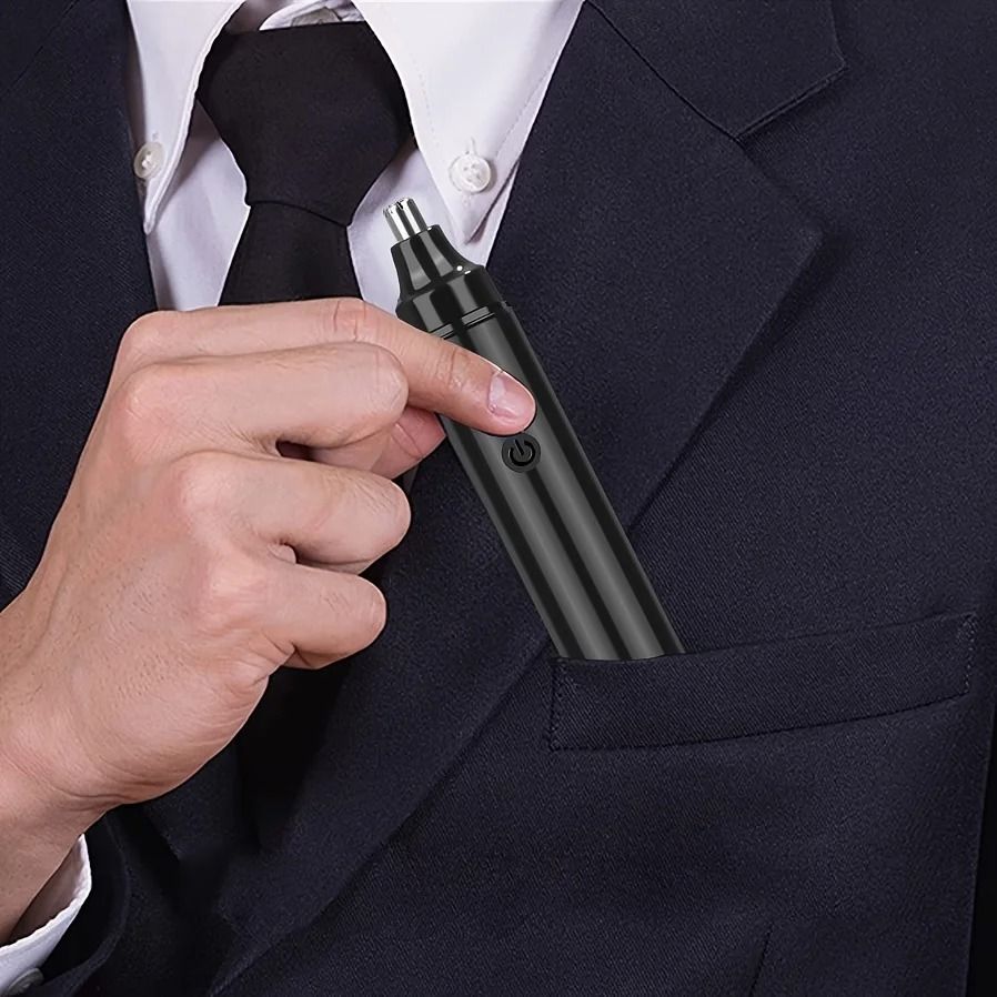 Rechargeable Ear and Nose Hair Trimmer USB Electric Grooming Tool