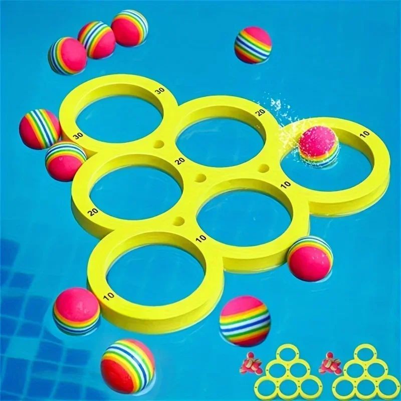 SplashMax Floating Pool Game Ball - Durable EVA Water Splash Toy for Summer Fun
