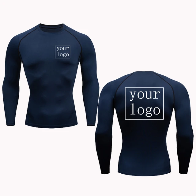 Custom Compression T Shirt, Your Design Logo, Quick Dry Gym Tee Men Women