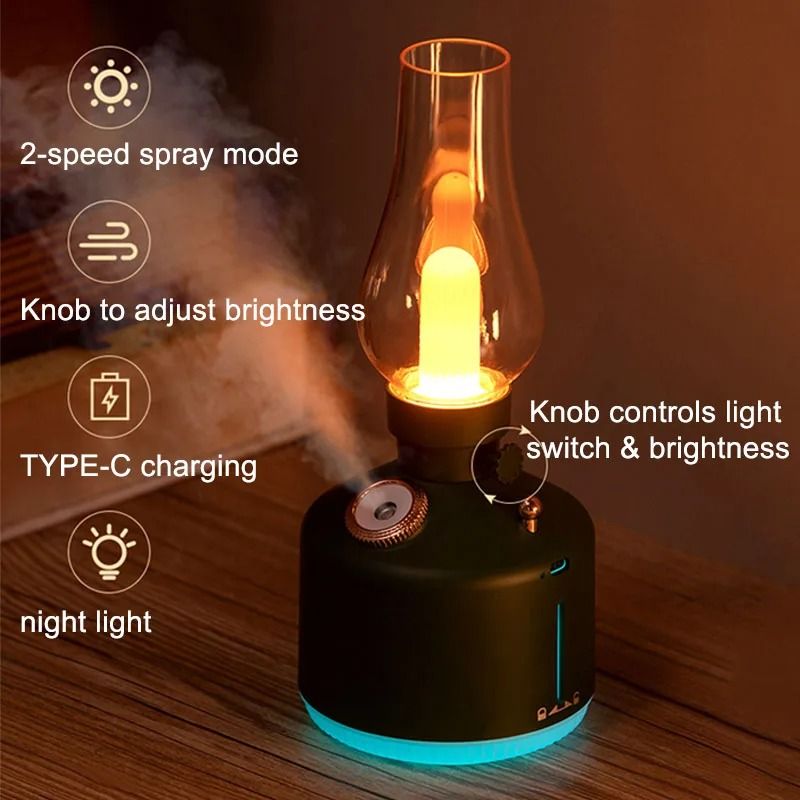 Time Lamp Humidifier and Aromatherapy Diffuser