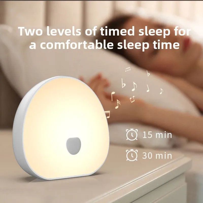 Rechargeable White Noise Machine with RGB Touch Night Light - Sleep Sound & Baby Sleep Aid Lamp
