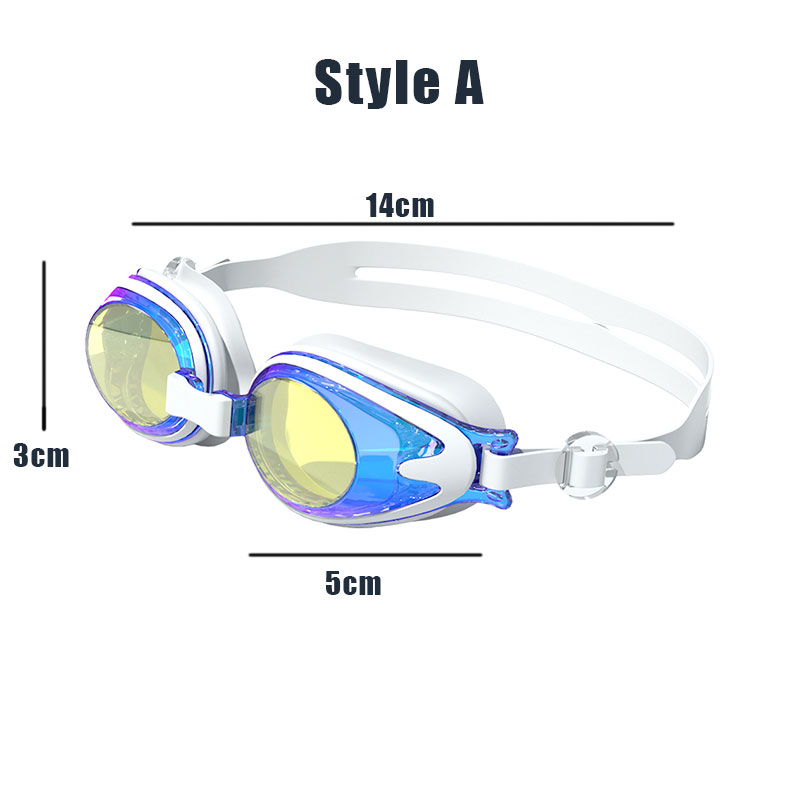 Kids Swimming Goggles Anti Fog UV Protection Silicone Swim Glasses for Boys & Girls