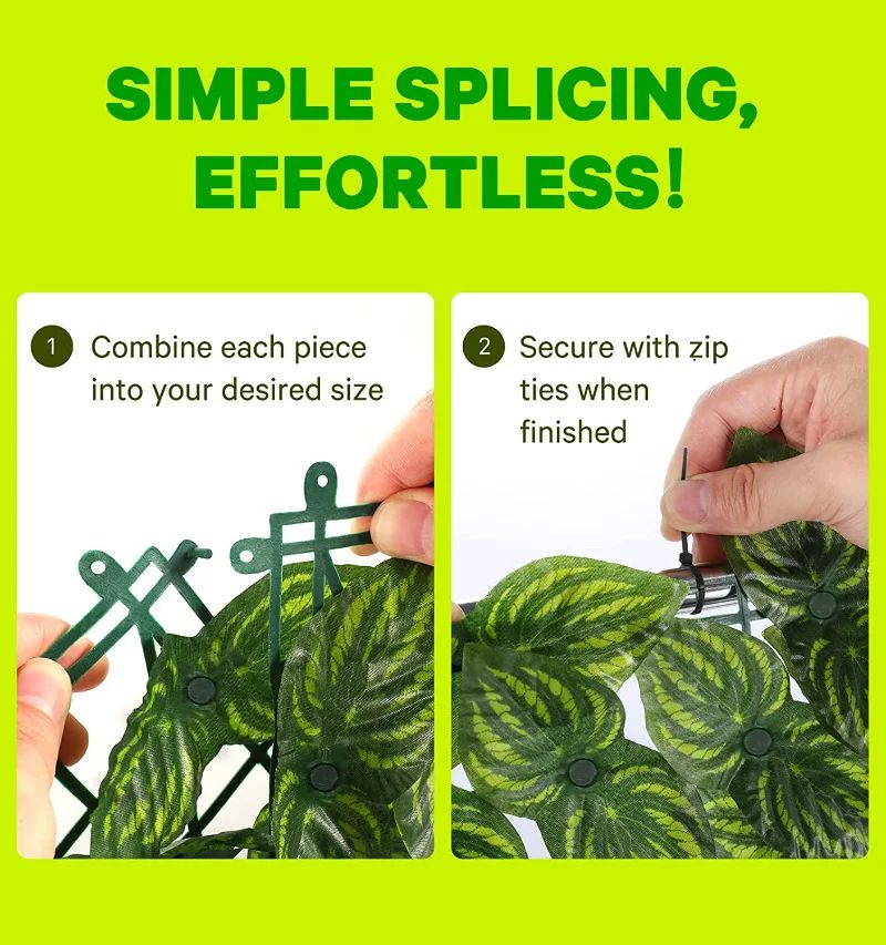 Artificial Ivy Privacy Fence Panel