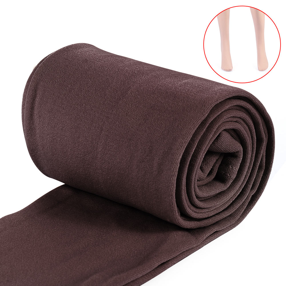 Women Winter Thermal Leggings, Fleece Lined Tights, Warm Thick Stretch Pantyhose