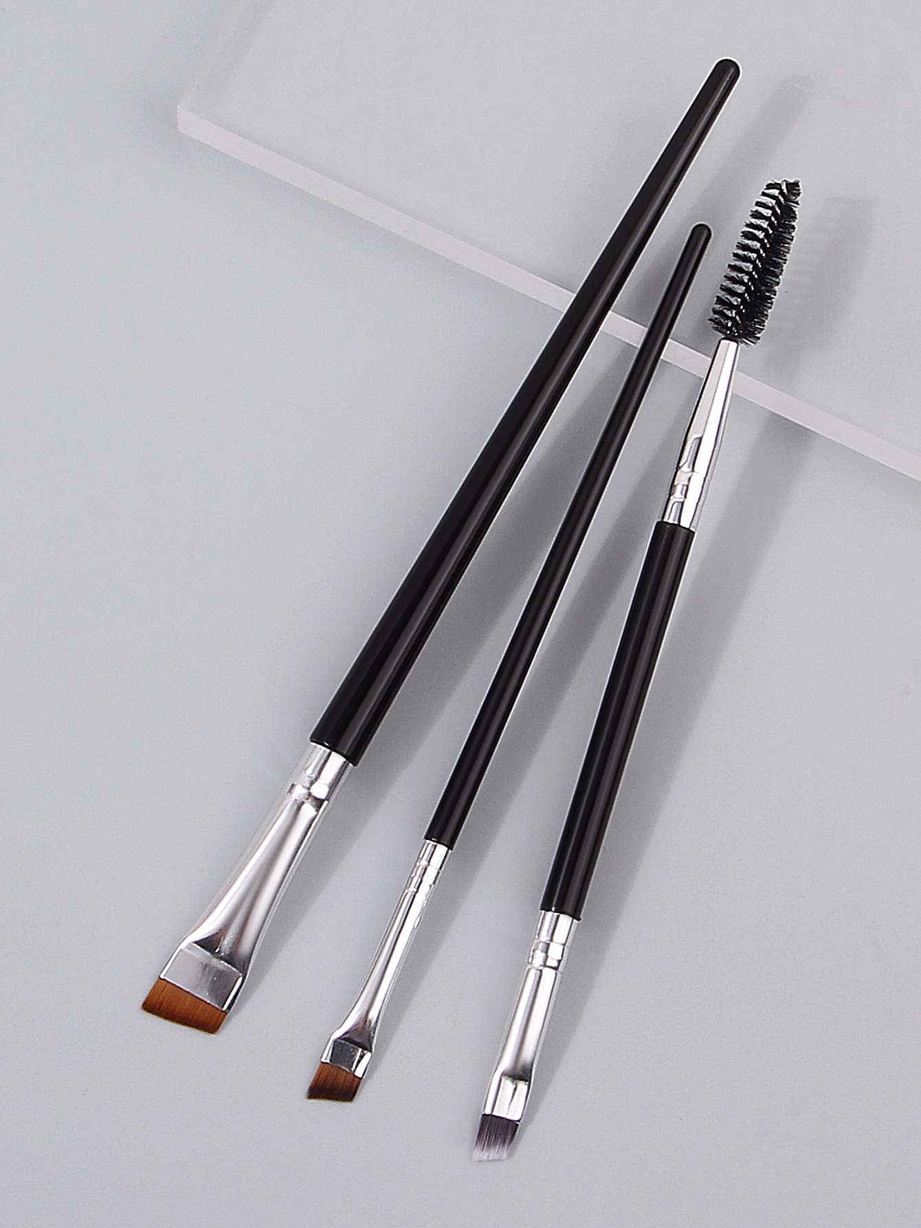 Professional Eye Makeup Brush Set, Eyebrow Brush, Double Headed Eyelash Brush, Ultra Thin Eyeliner Brush, Portable Brush