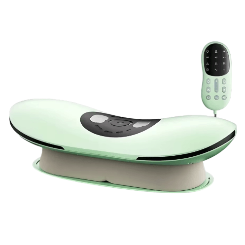 Electric Lumbar Traction Massager with Heat & Adjustable Intensity