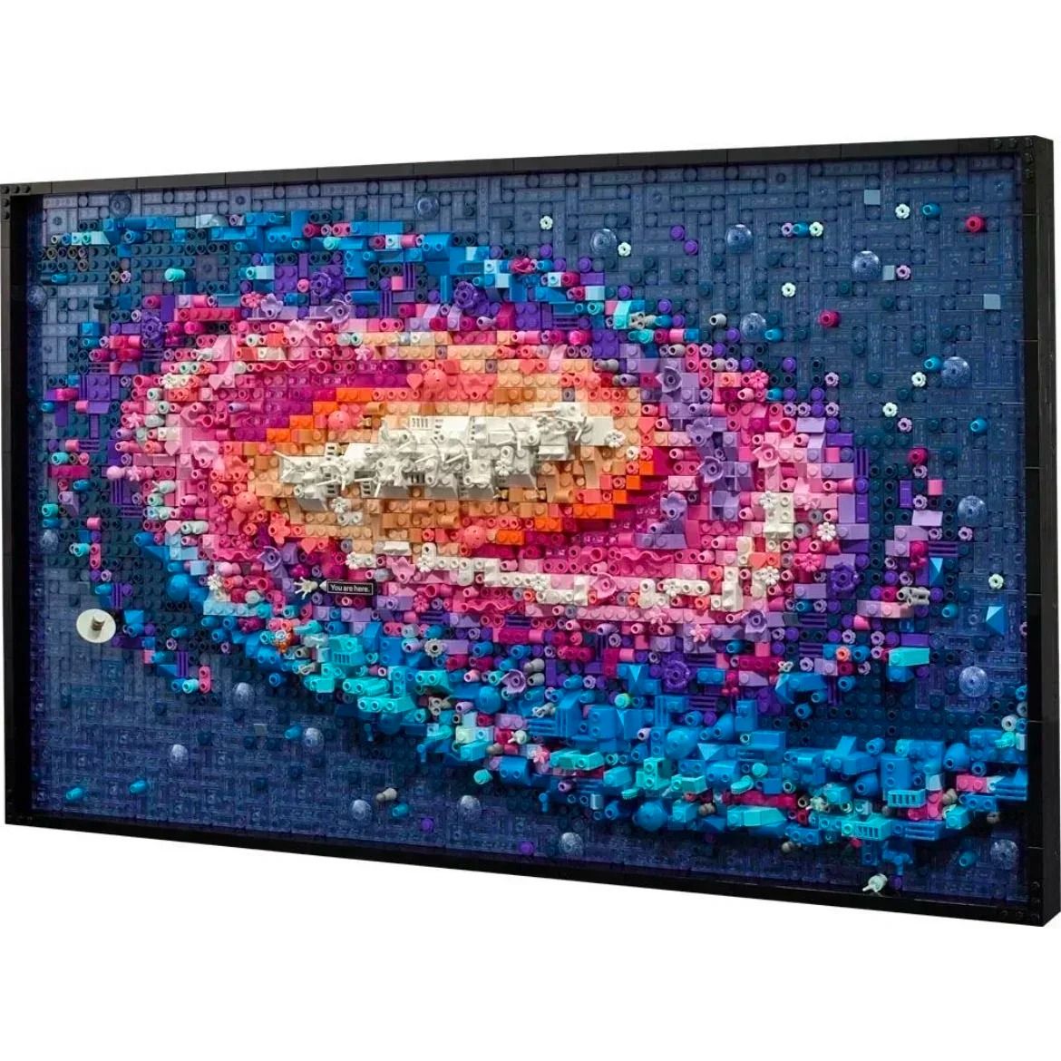 3D Milky Way Galaxy Art Mural | Building Block Set (31212 Compatible)