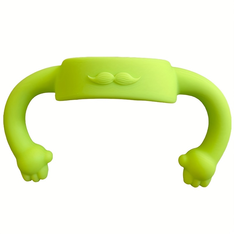 Natural Baby Bottle Handle, Silicone Baby Feeding Handle, Wide Neck Easy Carry Handle
