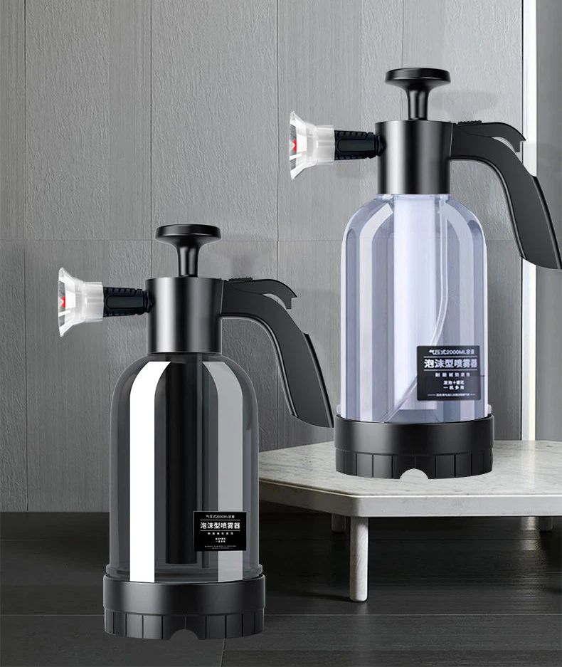 2L Hand Pump Foam Sprayer with Nozzles