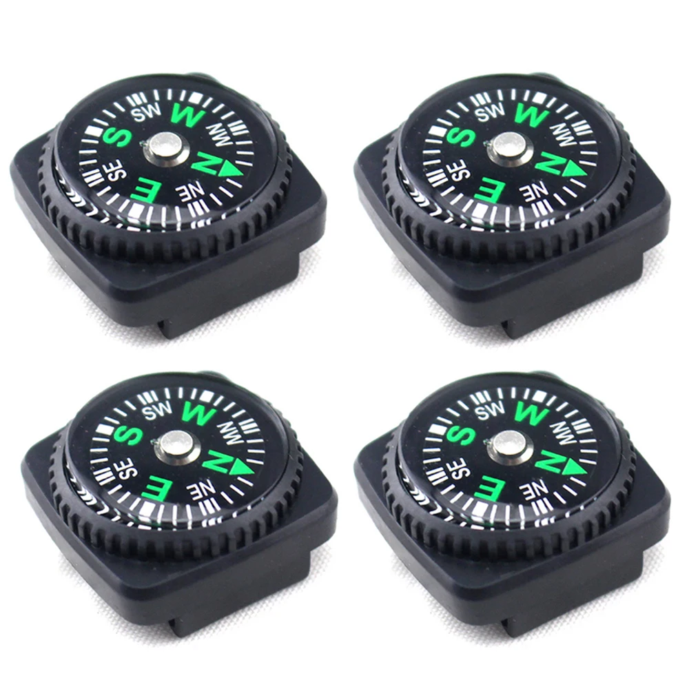 Mini Survival Compass Watch Strap Clip for Hiking Camping Navigation Gear