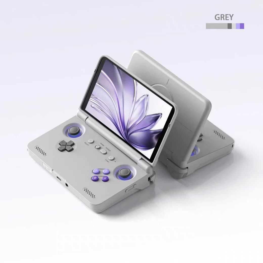 Retroid Pocket Flip 2 Retro Handheld Game Console with Android 13 and 5.5 Inch AMOLED Display