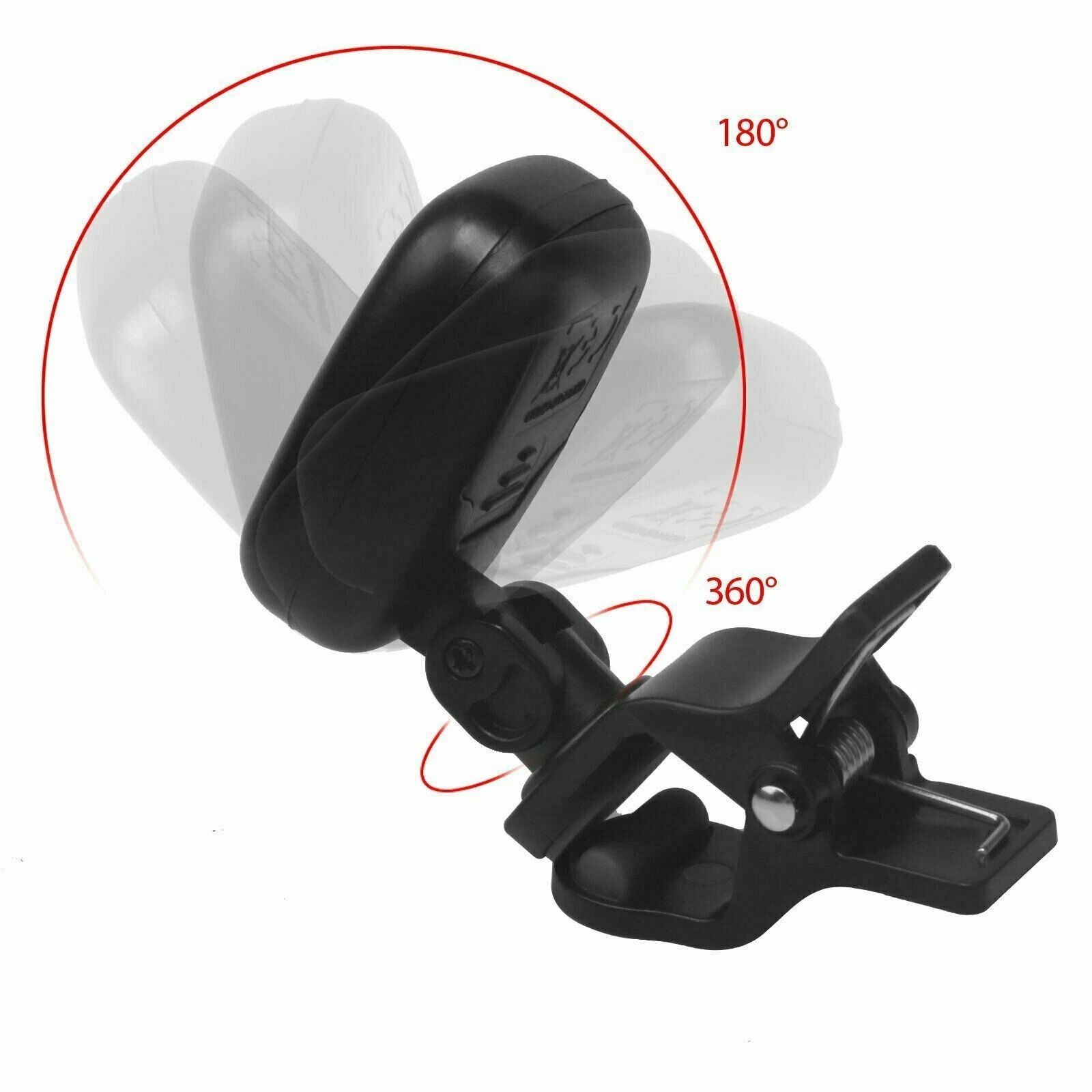 LCD Clip-On Tuner for Guitar, Bass, and Violin – Accurate and Easy Tuning