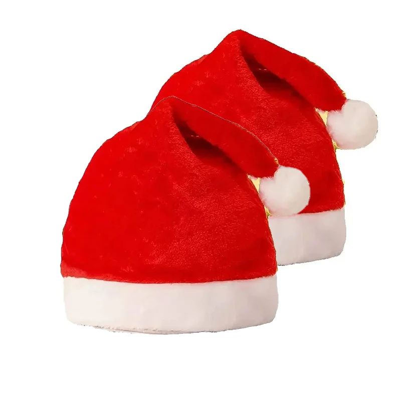Long Plush Santa Christmas Hat