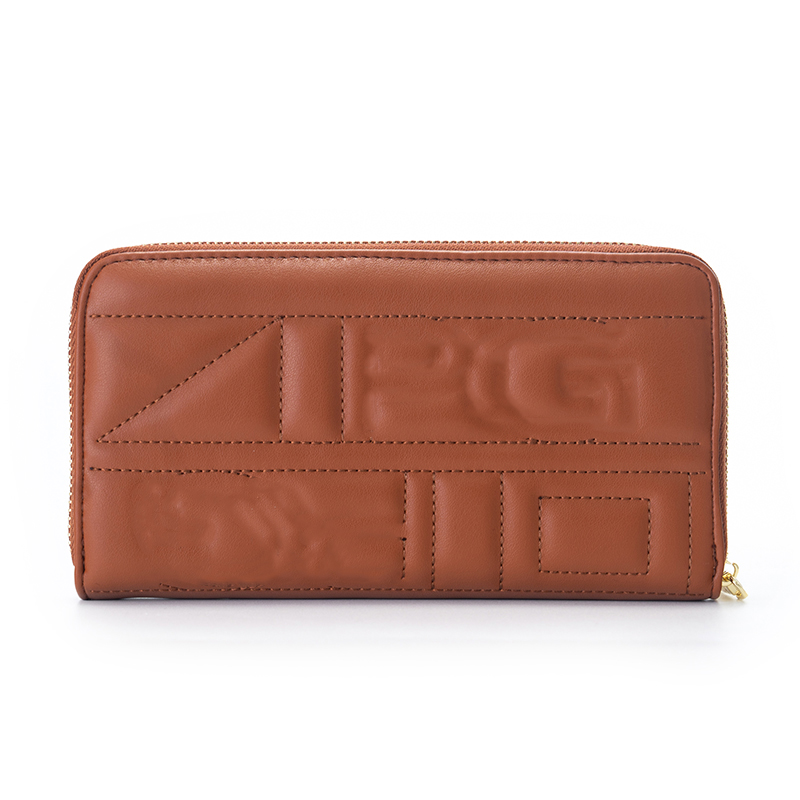 Womens Compact Wallet Card Bag With Letter Print