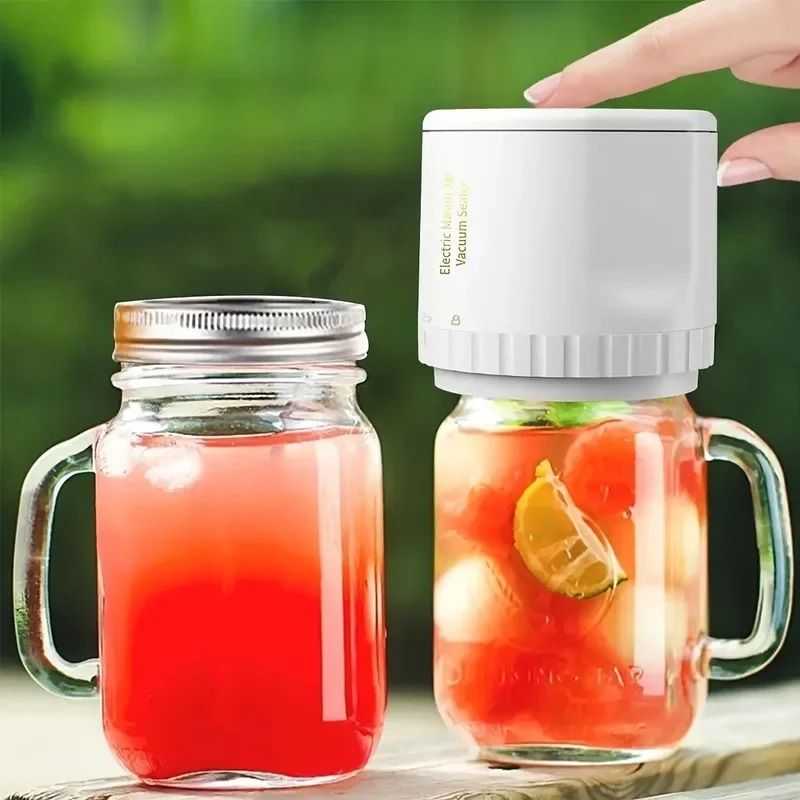 Cordless Electric Mason Jar Vacuum Sealer Kit