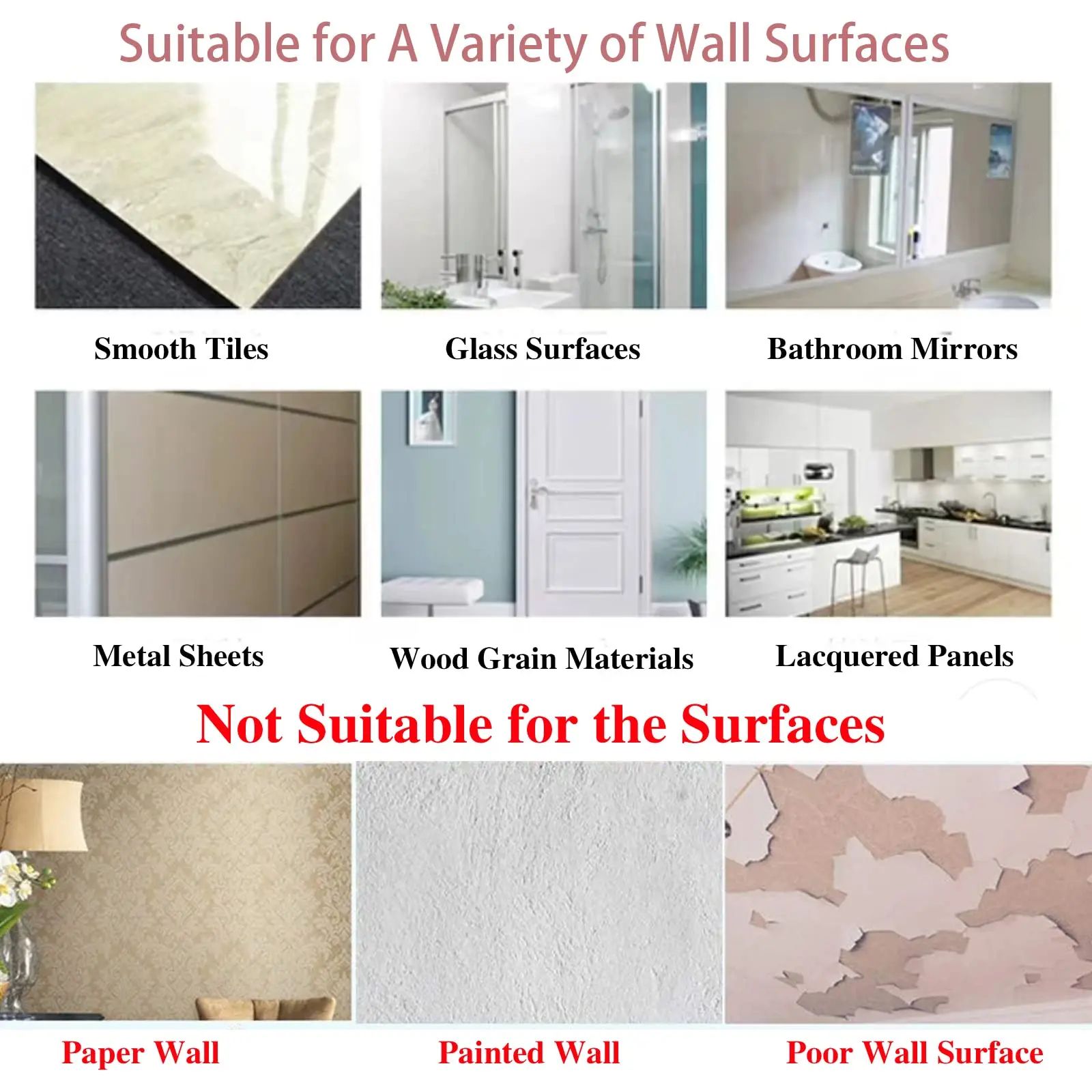 Waterproof Self Adhesive Wall Hooks Heavy Duty Sticky Hooks