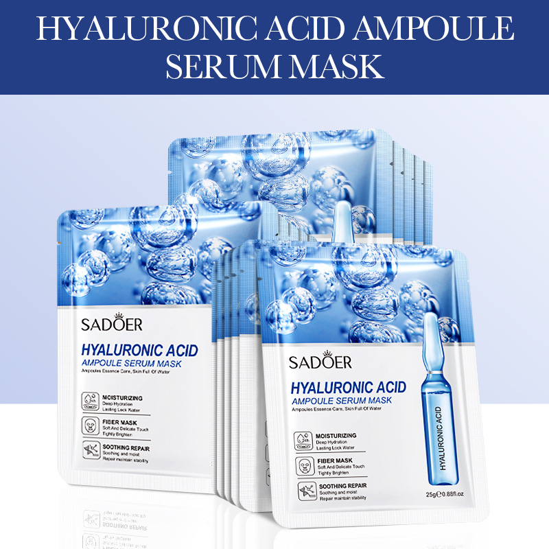 acial Masks Skin Care, Gold Hyaluronic Acid Anti Wrinkle Moisturizing Face Mask