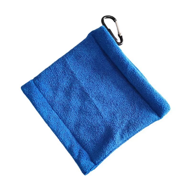Premium Microfiber Golf Ball and Club Cleaning Towel With Hook
