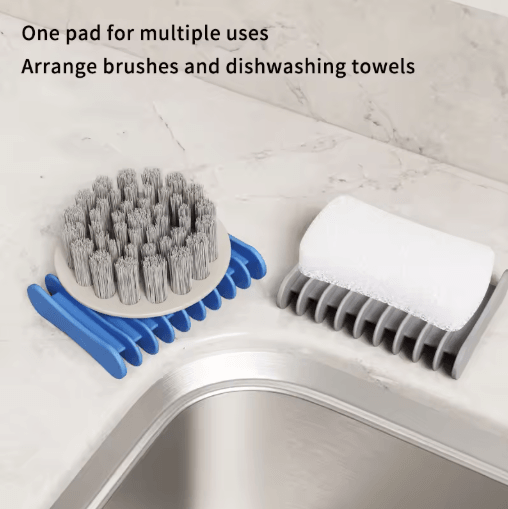 Premium Silicone Self Draining Soap Dish Compact Easy to Clean Soap Holder