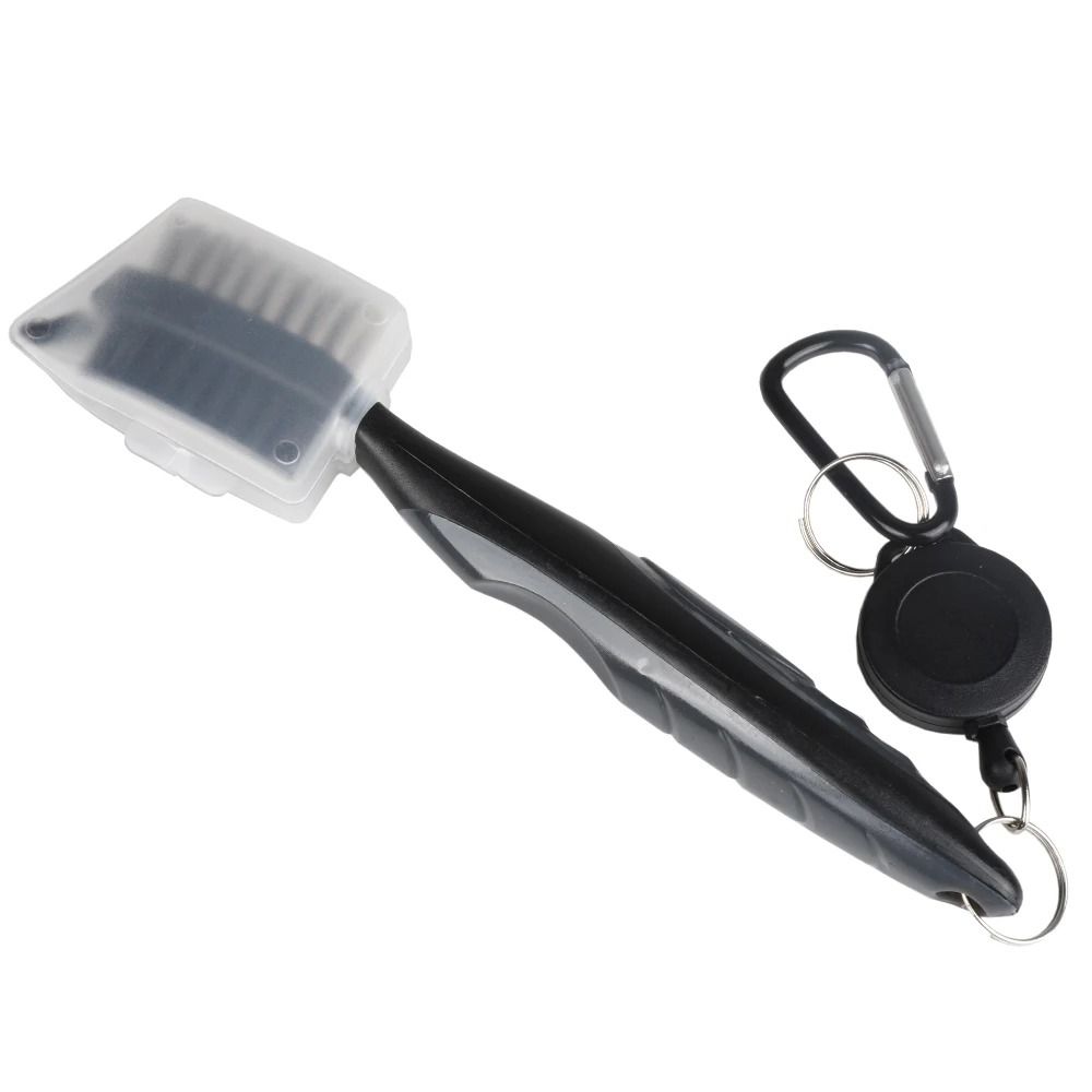Golf Club Brush Groove Cleaner Retractable Dual Sided Cleaning Tool
