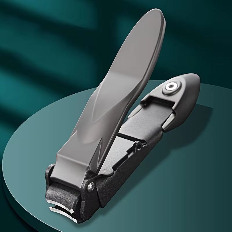 Stainless Steel Nail Clippers – Sharp Edge Fingernail & Thick Toenail Trimmer