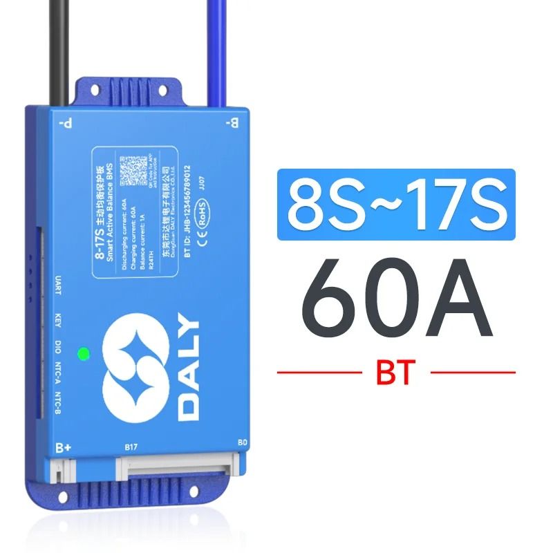 Smart BMS with Bluetooth and WiFi Active Balance Protection