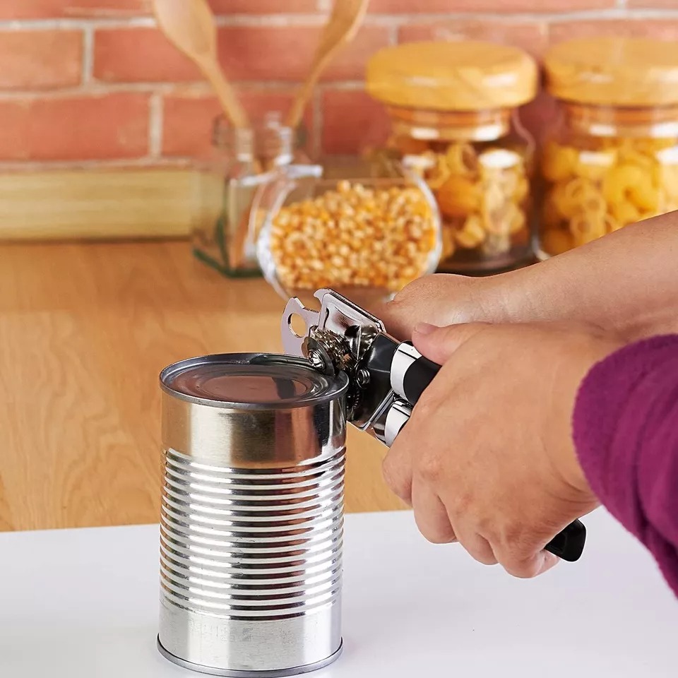 Heavy duty can opener stainless steel smooth edge manual can opener kitchen tool