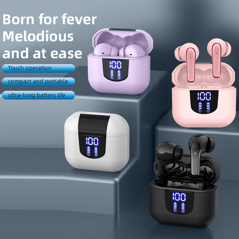 Wireless Earphones with Heavy Bass Noise Reduction and Ultra Long Battery Life for Calls and Gaming Mode