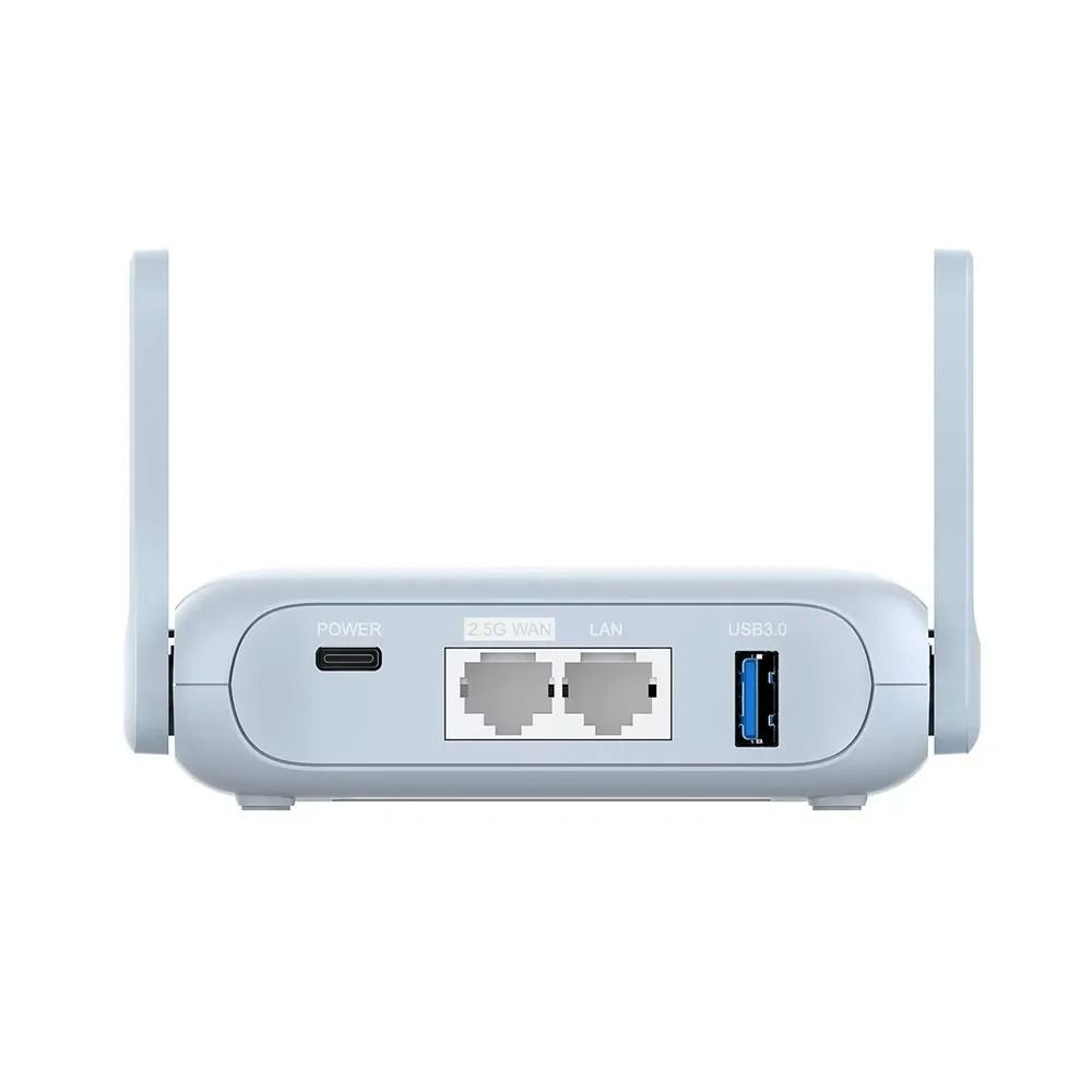 Wi-Fi 6 Travel Gigabit Router Portable Wireless VPN Box with Captive Portal and Cybersecurity