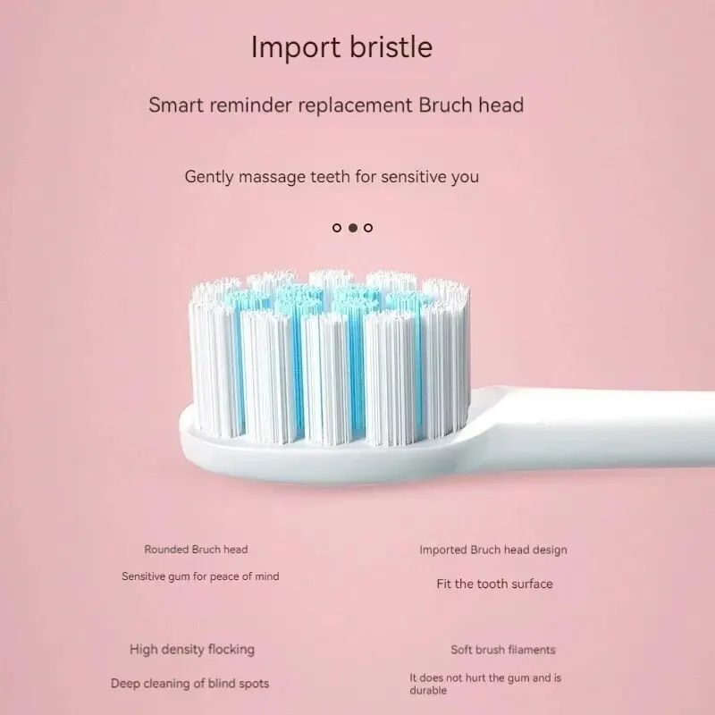 Ultrasonic Electric Toothbrush with 6 Cleaning Modes, USB Rechargeable & Waterproof