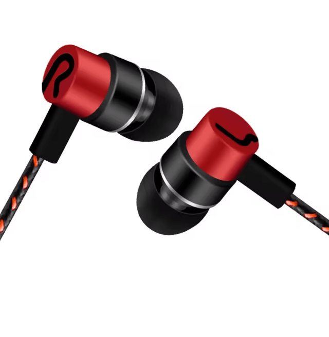 PureBass Wired In Ear Headphones with Noise Isolation and Deep Stereo Sound