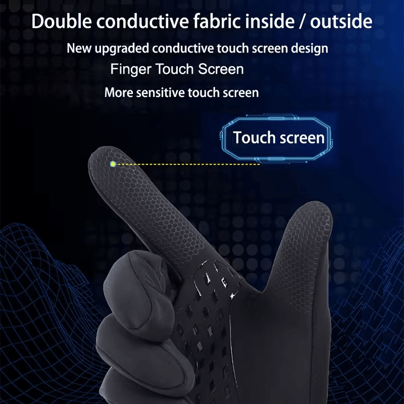 Waterproof Thermal Gloves for Men & Women | Insulated, Touchscreen Winter Gear