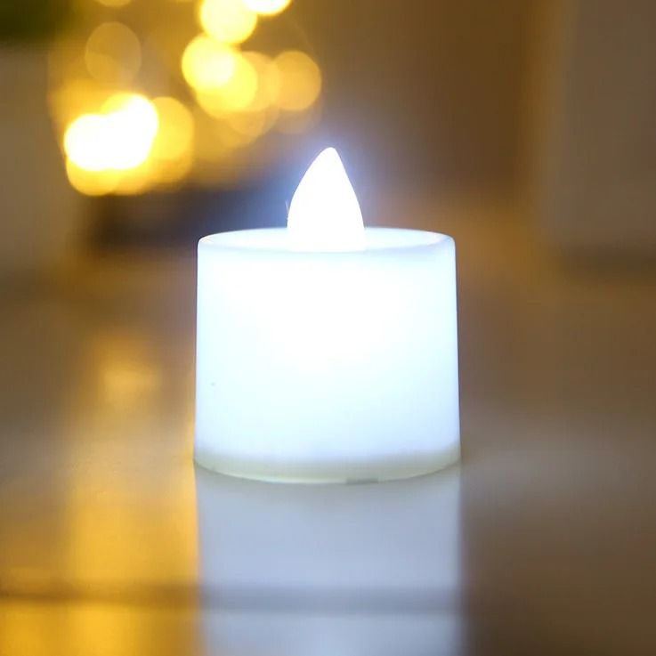 Flameless LED Tea Candle Battery Operated Decorative Light for Home and Events