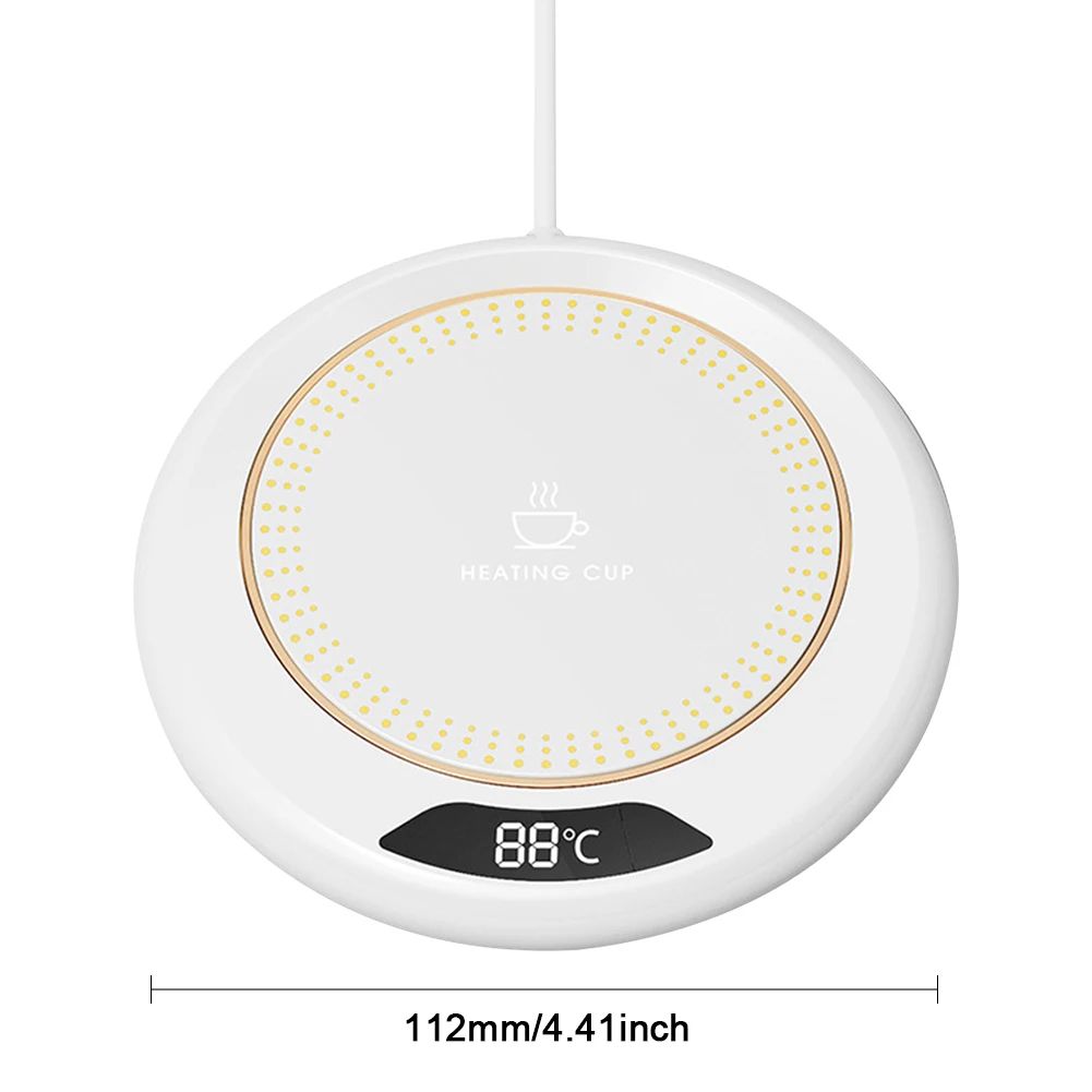 Smart USB Coffee Cup Warmer with 3-Level Temperature Control