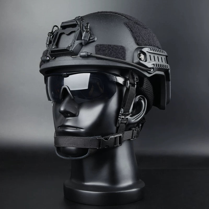 Fiberglass Tactical Helmet with Wendy Suspension System Lightweight Riot Training and Outdoor Protection Gear