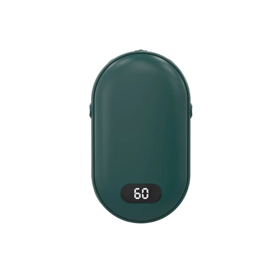 Rechargeable Pocket Hand Warmer with Double Sided Heating and 2 Temperature Settings