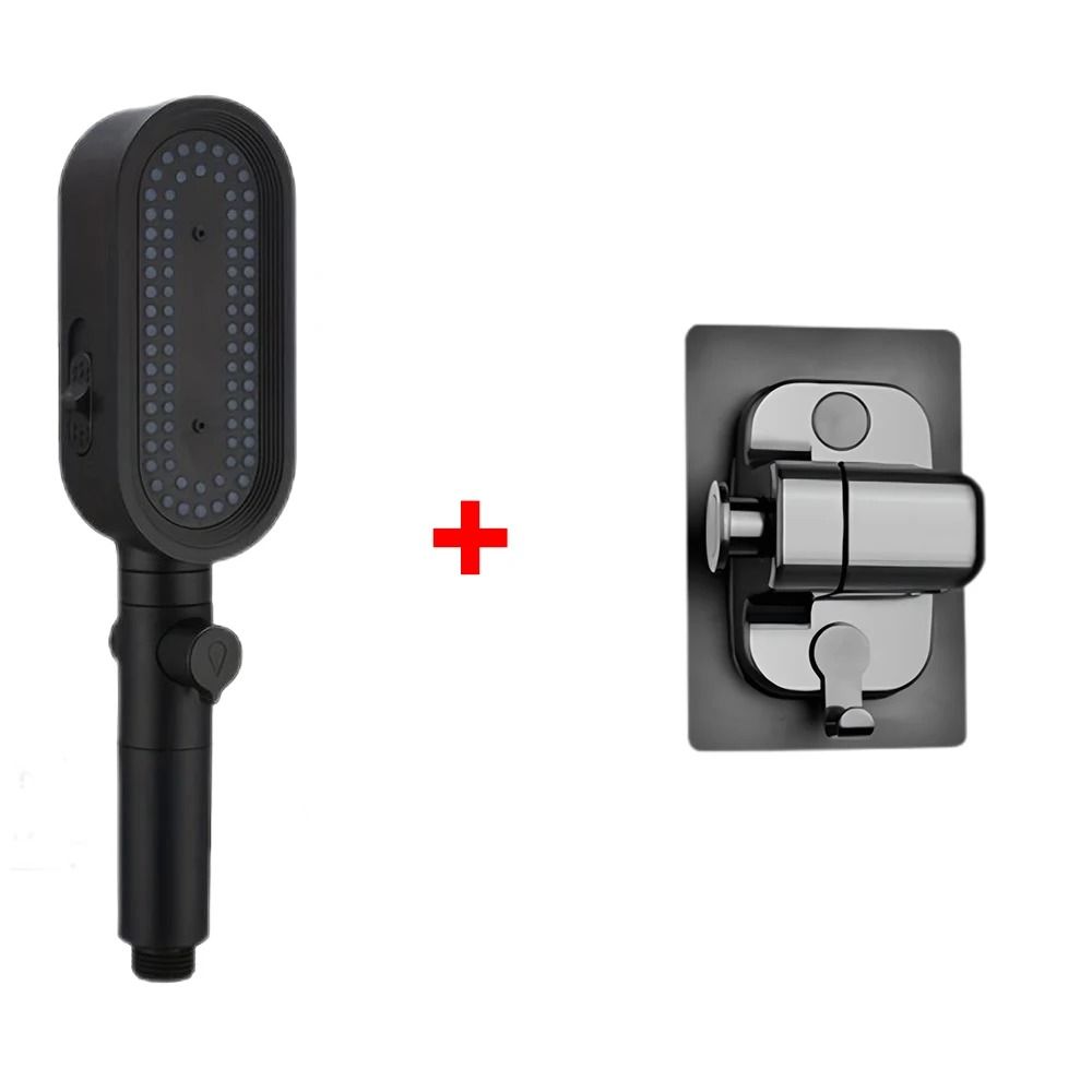 3 Modes Powerful Handheld Shower Head Anti-Clogging and Anti-Limescale Flexible Bath Head